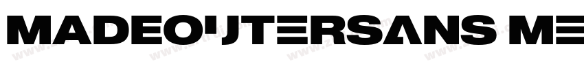 MADEOuterSans Medium字体转换